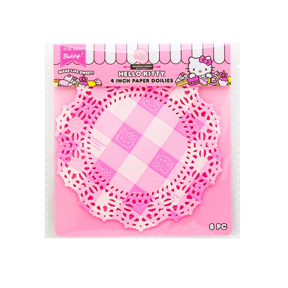 Hello Kitty 10 Inch Paper Doilies 6 pcs.